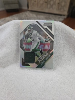 2025 Garrett Wilson Panini Silver Prizm Premier Jersey Patch #PJY-GWN Jets