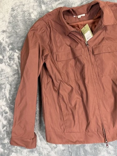 Goodfellow & Co Mens Red Brown Full-Zip Jacket Size L Lightweight NWT image 6