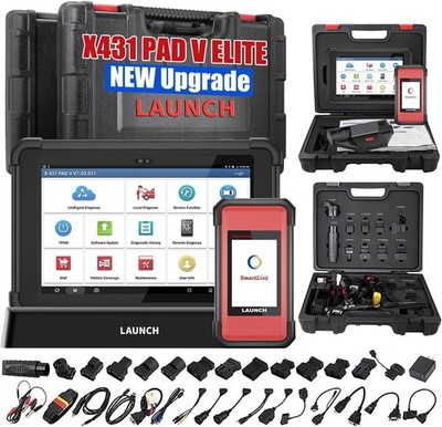 LAUNCH X431 PAD V Elite J2534 Tool Online Progarmming&Code Scanner Topology Map