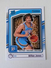 2024-25 Panini Donruss - Rated Rookie Dillon Jones #250 Press Proof Purple /199