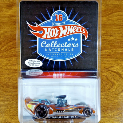 ミニカー Hot Wheels Madfast 16th Nationals Hot Wheels RLC 16th Collectors Nationals Madfast 366/1500 Orange