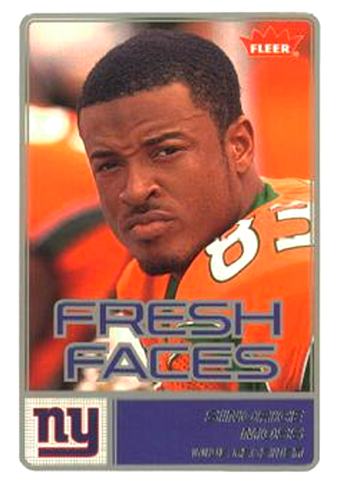 Sinorice Moss Fleer Fresh Faces #FRSM Base