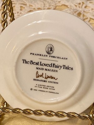 Franklin Porcelain Plate MAID MALEEN The Best Loved Fairy Tales | eBay