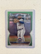 2023 Bowman Chrome 1st /99 Jose Peroza Green Parallel #BCP-149 New York Mets