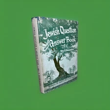 *Signed* Jewish Question and Answer Book William Blumenthal Bible 1957