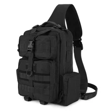 Military Tactical Sling Chest Bag Large Molle Men Crossbody Shoulder Backpack