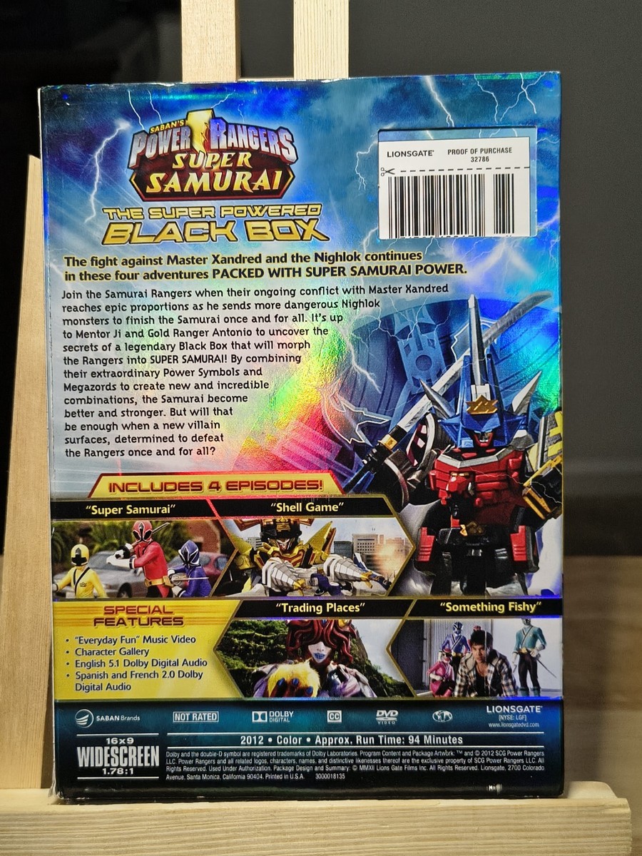 Power Rangers Super Samurai The Super Powered Black Box DVD Volume
