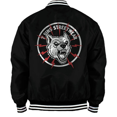7 SINS Alpha Edition Bomber Jacket   Premium Streetwear Flight Jacket   Limited