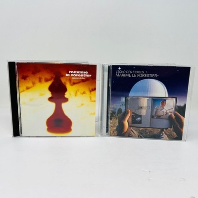 Maxime Le Forestier Lot 2 CD Sagesse du Fou (1991)/L'Echo des Etoiles (2000) VG+