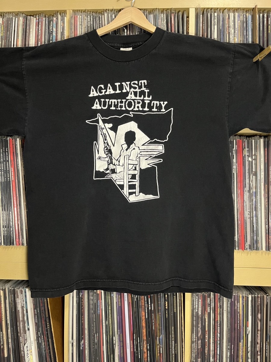 Vintage Against All authority Band Hopeless Records T-Shirt | eBay