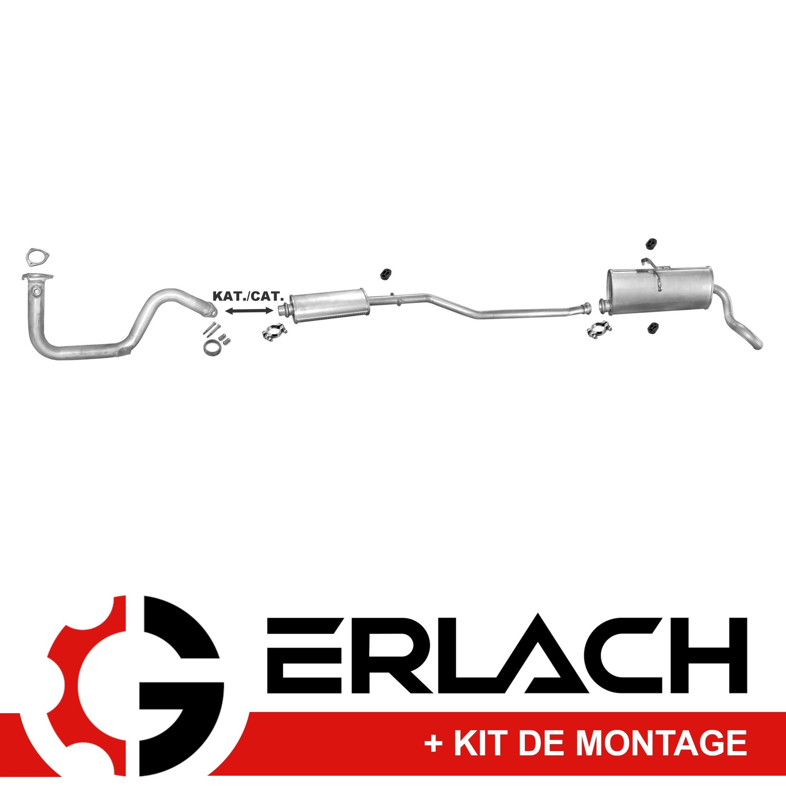 Silencieux d'échappement Berlingo Partner 1.4 pour trajets quotidiens 3192