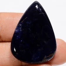 100% Natural Sodalite Pear Shape Cabochon Loose Gemstone 31 Ct 31X22X5mm X-14903