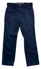 Duluth Trading Co Pants Men 34x31 Flex Fire Hose Carpenter Slim Fit Heavy Canvas
