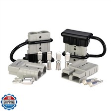 4 Pack 50AMP Battery Quick Connect Disconnect Kit - 6 Gauge Wire Harness Plug