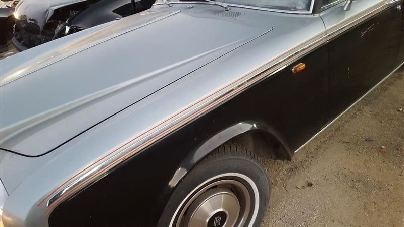 Hood Black Gray OEM 1977 Rolls Royce Silver Wraith