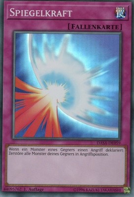yugioh 1x Spiegelkraft DASA-EN059 SUPER RARE 1ST EDITION GERMAN