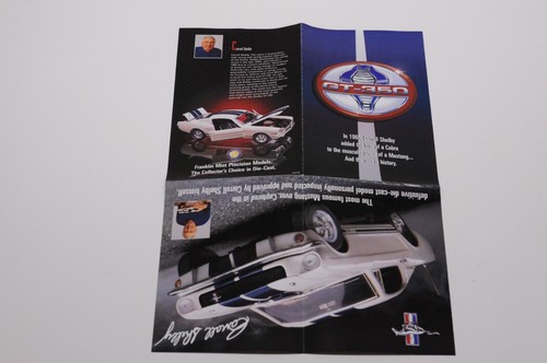 DANBURY MINT 1965 SHELBY GT-350 MUSTANG BROCHURE ONLY - Picture 3 of 3
