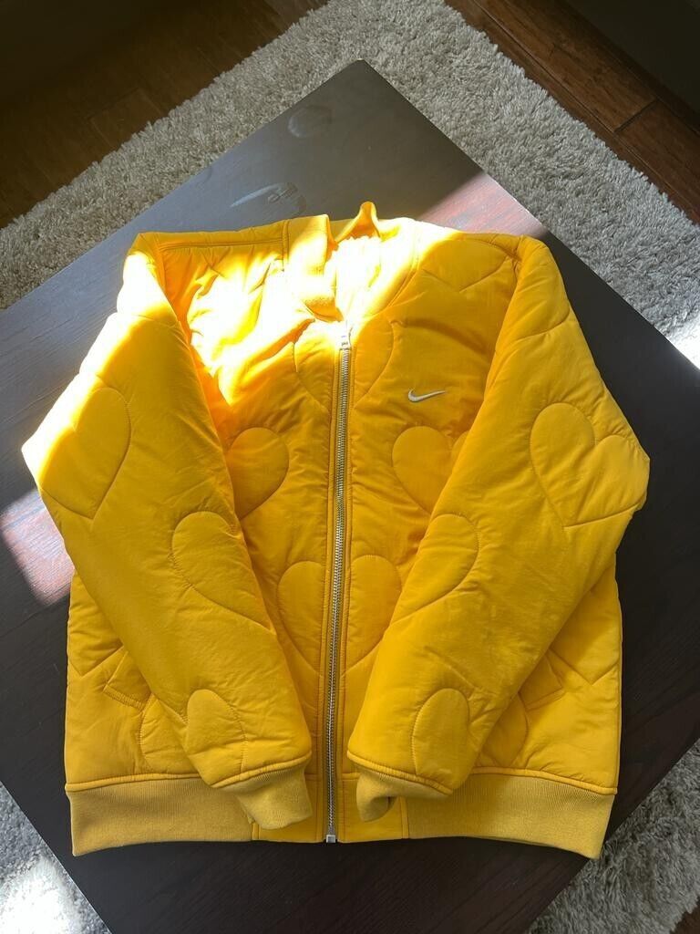 nike puffer jacket yellow