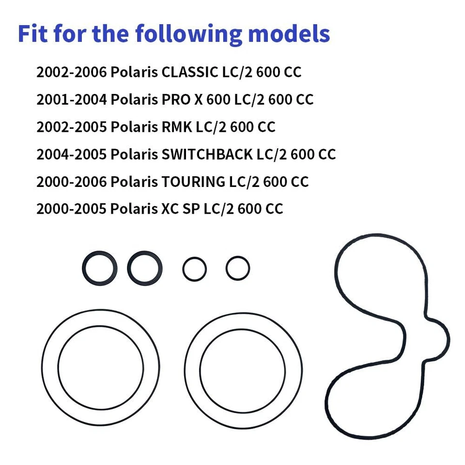 Top End Gasket Kit Set for Polaris PRO X 600, Touring, RMK 600, XC SP #710251 Foto 2 de 4