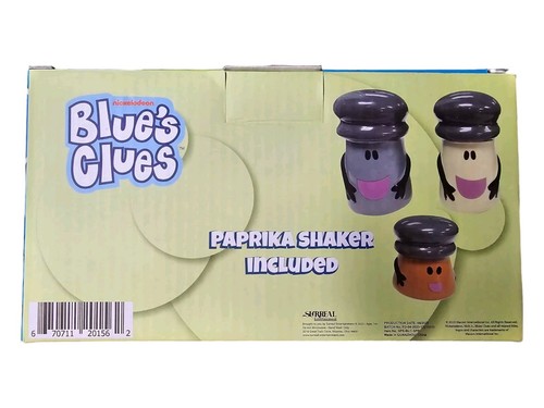 Blue's Clues Mr. Salt Mrs. Pepper & Paprika Ceramic Shaker Set - Picture 2 of 2