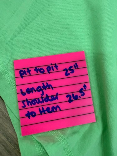 Tek Gear Essential Gear Womens Green Short-Sleeve Tee 2X Wicking & Breathable - Picture 2 of 4