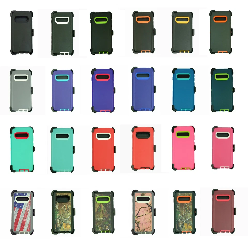 Funda protectora a prueba de golpes para Samsung Galaxy S10+Plus con clip para cinturón y pantalla Foto 2 de 4