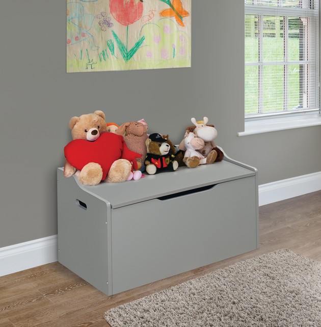 toy box with shelves on top