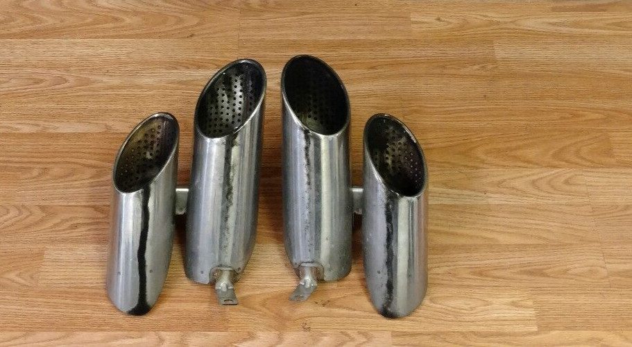 LAMBORGHINI HURACAN REAR LEFT RIGHT EXHAUST PIPE SET OEM 4T0253698E 4T0253697E