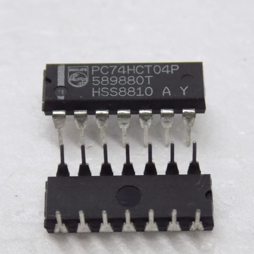 1x PC74HCT04P IC PHILIPS DIP-14 - Picture 2 of 3