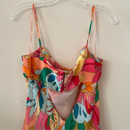 Maxi abito multicolore floreale Amanda Uprichard JANEIRO MAXI - Foto 10 di 13