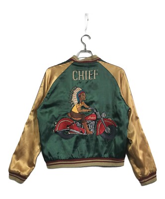 関送込 Reversible Sweatshirt Jacket Tailor Toyo Reversible Sukajan Maiko x CHIEF Tiger Souvenir