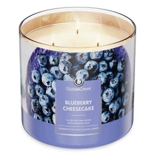 Goose Creek, Blueberry Cheesecake Scented 3 Wick Jar Candle, 14.5oz, Sweet