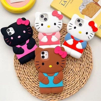 Sanrio Hello Kitty Stereoscopic  Case For IPhone Protect Your Phone in Style!