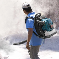 Backpack Leaf Snow Blower Tool Adjustable Speed 4-Stroke Motor Engine Gasoline