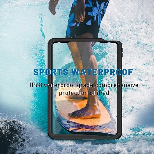 For iPad Air M2 13/11"/5th/4th Waterproof Case Shockproof Heavy Duty Stand Cover - Picture 2 of 15