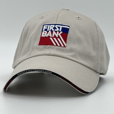 First Bank Hat - Bank First Be First - StrapBack Baseball Cap NWOT