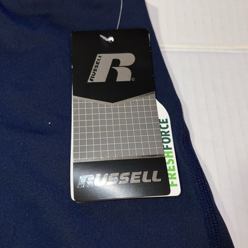 Russell Boys L (10-12) Sport 3/4 Compression Short Pant Intellifresh Stretch - Picture 2 of 13