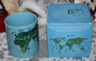Global Warming Coffee Mug Unemployed Guild Philosophers Earth World Map NIB — photo 4