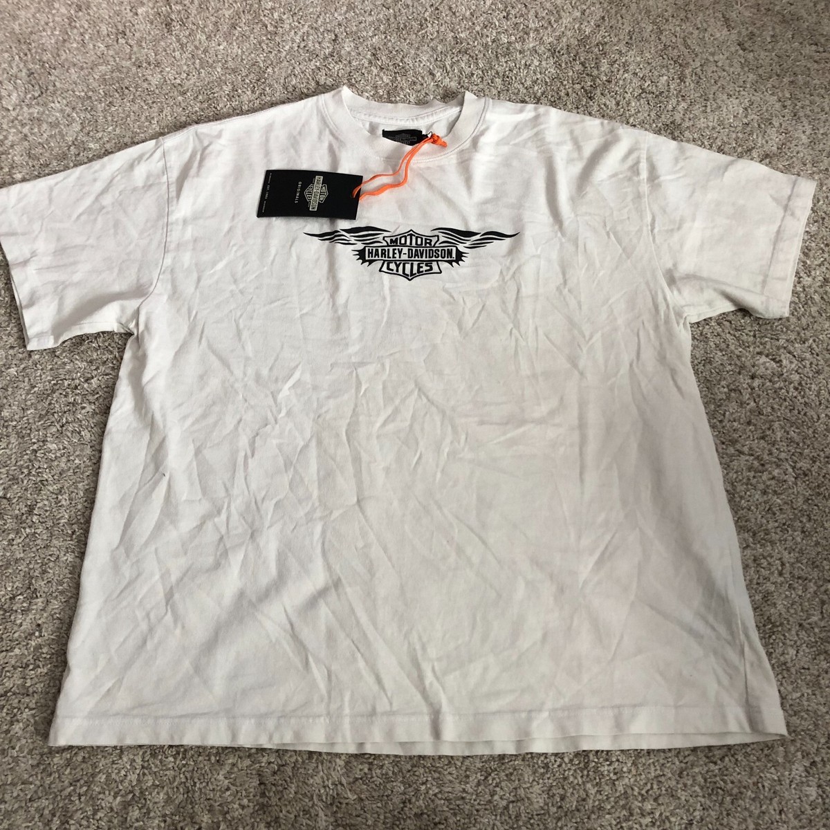 Harley Davidson ★【ノースリーブ Tシャツ】Silver Wing Boxy OG Silver Wing Standard T-Shirt - Sand Gray | Harley