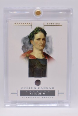 2023 Pieces of the Past Keepsake Edition Authentic Relic & Gem - JULIUS CAESAR