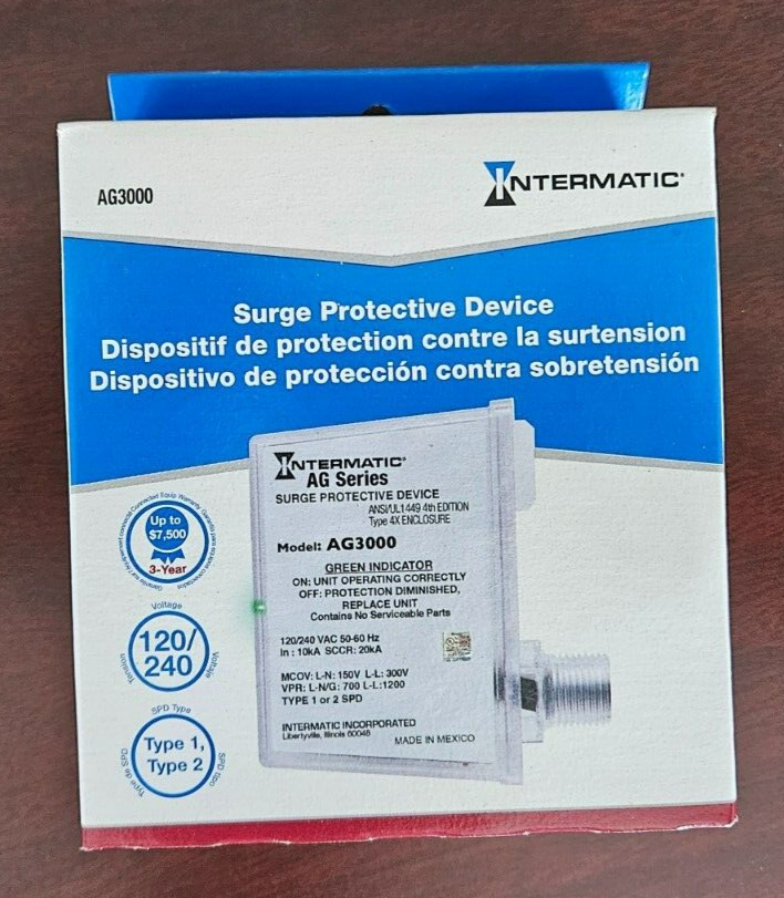 Best Hvac Surge Protector Intermatic AG3000 120/240 VAC Universal HVAC ...
