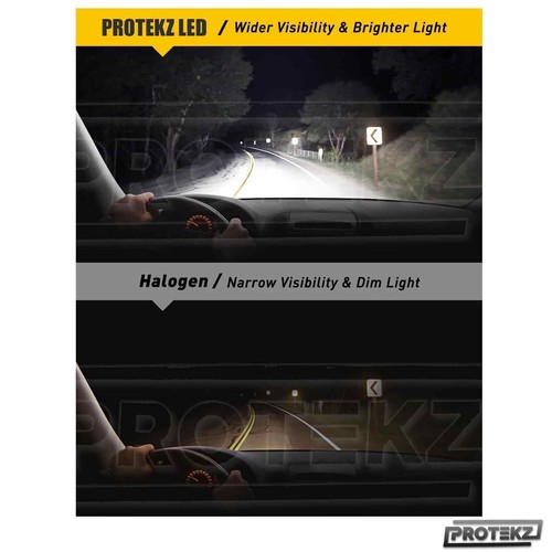 LED Headlight Protekz Kit High 9005 6000K Bulbs for 1999-2005 Pontiac BONNEVILLE - Picture 7 of 12