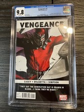 VENGEANCE #1 - CGC 9.8 WHITE PAGES  - FIRST AMERICA CHAVEZ!!!