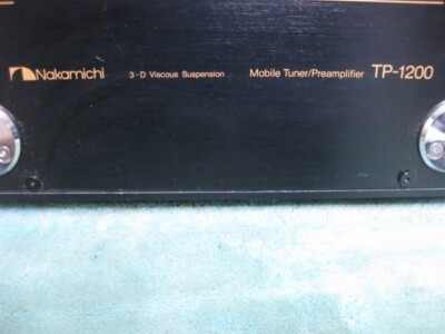 Nakamichi TP-1200 Limited Edition Mobile Tuner Preamplifier Car
