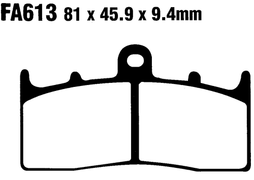 EBC/FA613HH Sintered Brake Pads (Front) for BMW K1600GT, GTL, GT Sport, GTSE... - Picture 2 of 2