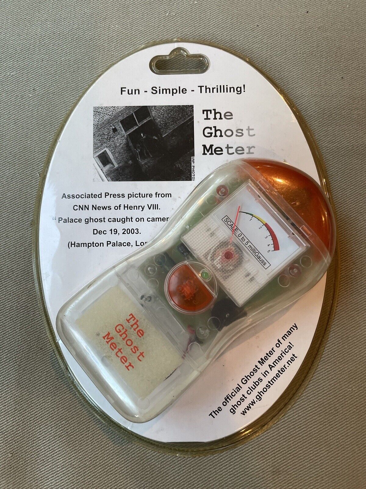 Supresión pulgada Industrializar Ghost Meter EMF Sensor Paranormal Hunting Haunted Detector Equipment Led  Lights | eBay