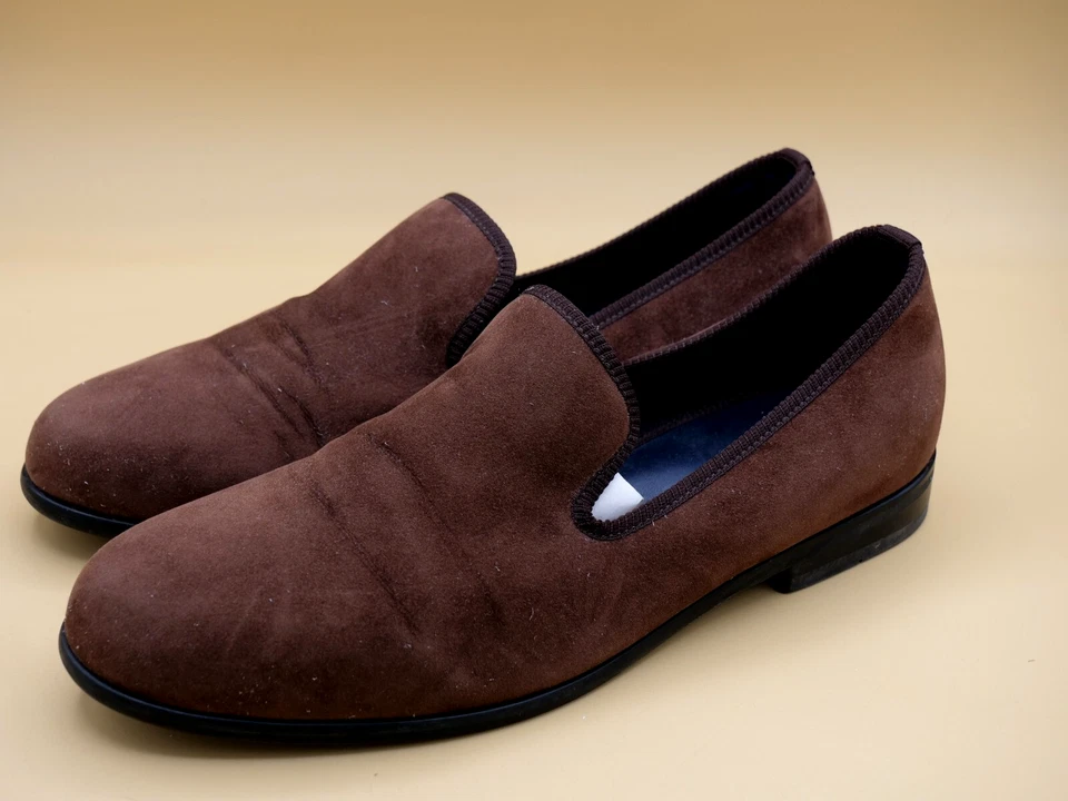 Mocasines sin cordones Duke & Dexter marrón talla 10 para hombre, hechos a mano en Inglaterra Foto 2 de 4