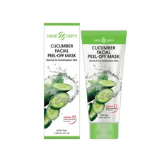 Dearderm Cucumber Facial Peel-off Mask 3.4fl.oz/100ml [Free USA Shipping]