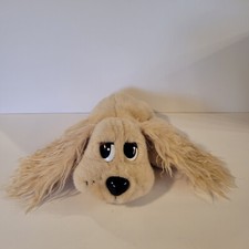 Mattel 2004 Pound Puppies 12" Tan Cream Cocker Spaniel Dog Plush Beanie
