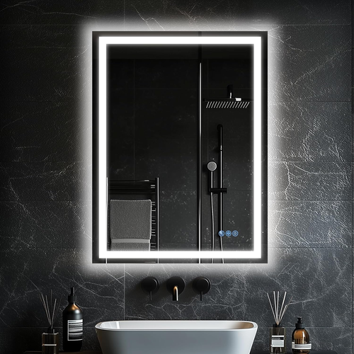 24"X 36" LED Bathroom Mirror with Lights, Anti-Fog, Dimmable, Lighted Bathroom V - Picture 3 of 12
